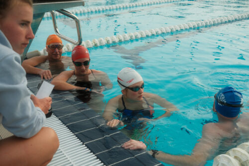 Kleine Schwimmgruppen